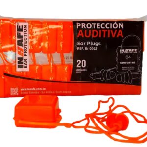 PROTECTOR AUDITIVO EN SILICONA DE INSERCION 9092 INSAFE